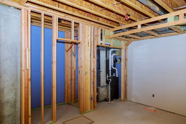 Basement Wall Framing in Arroyo Grande