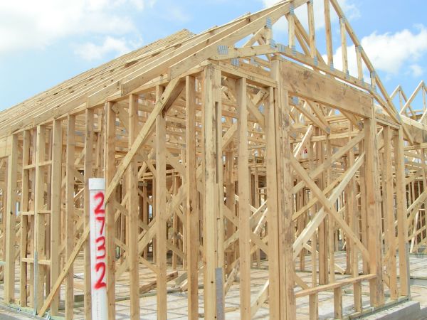 Small House Framing in Arroyo Grande
